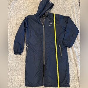XL navy blue swim parka great condition, clean, refurbished.